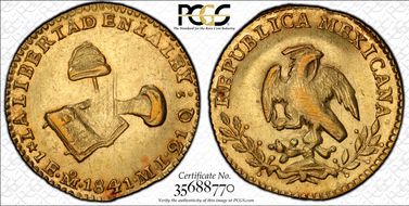 1841-Mo ML Escudo AU58