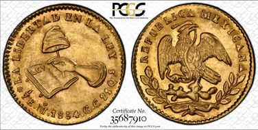 1854-Mo GC 1/2 Esc MS63