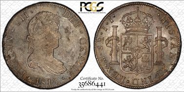 1813-Mo JJ 8 R Calico-1323 AU58