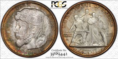 1936 50C Elgin MS67+