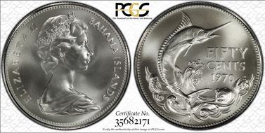 1970 50C MS68