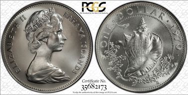1970 $1 MS68