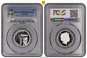 2006 $1 50 Years of Television PR69DCAM
