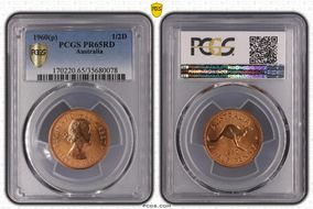 1960 Y. (p) 1/2D PR65RD