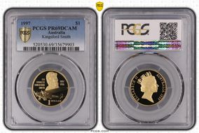 1997 $1 Kingsford Smith PR69DCAM