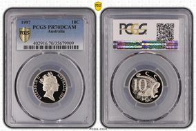 1997 10C PR70DCAM