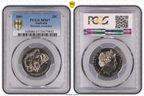 2001 20C Western Australia MS67