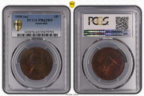 1958 (m) 1D PR62BN