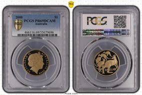 2000 $1 PR69DCAM