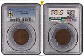 1923 1/2D KM-22 VF35BN