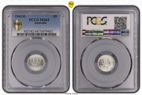 1942-D 3D MS64
