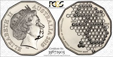 2015 50C RAM 50th Anniversary MS69