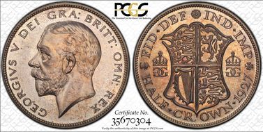 1927 1/2 Cr S-4037 PR64