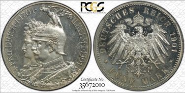 1901 5 Mk 200 Years J-106 PR63