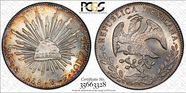 1868-Go YF 8 R Go50 MS64