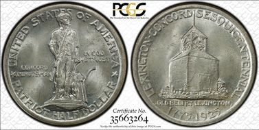 1925 50C Lexington MS66