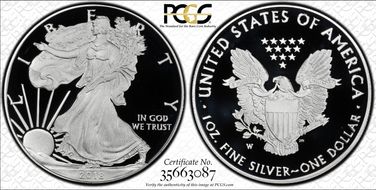 2018-W $1 Silver Eagle PR69DCAM