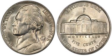 1945-P 5C TDR FS-804 MS66