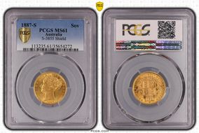 1887-S Sov S-3855B Shield MS61