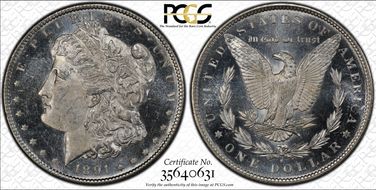 1891-S $1 MS62PL