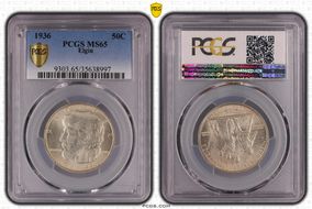 1936 50C Elgin MS65