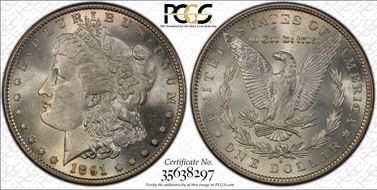 1891-S $1 MS64
