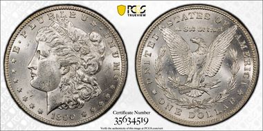 1890-CC $1 MS62