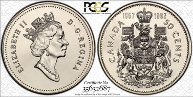 1992 50C 125th Ann Confederation PL68
