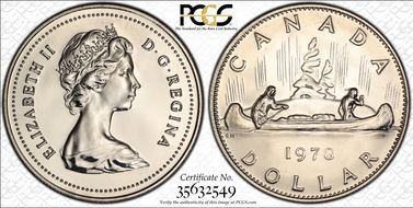 1978 $1 Voyageur Ni PL67