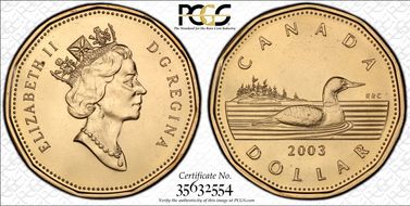2003 $1 Loon PL65