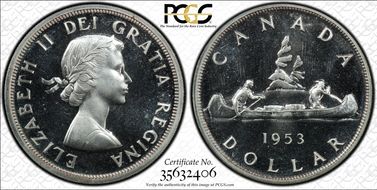 1953 S$1 Strap PL66