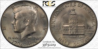 1976-D 50C Clad MS63