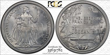 1949 2 Fr Lec-21 MS65