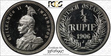 1906-J 1/4 Rup J-720 PR66CAM