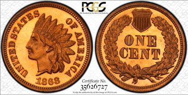 1868 1C PR65RD