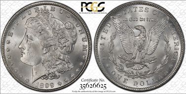 1899 $1 MS65+