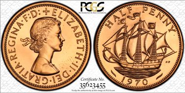 1970 1/2D S-4158 PR65RD