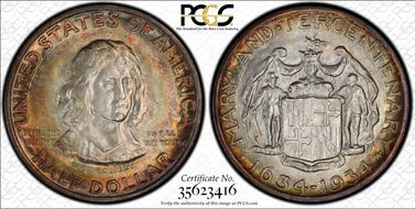 1934 50C Maryland MS67+