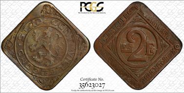 1915 2 Fr KM-Tn4 AU58