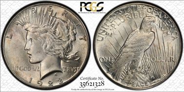 1928 $1 MS64+
