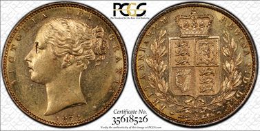 1873 Sov S-3853B Shield MS62