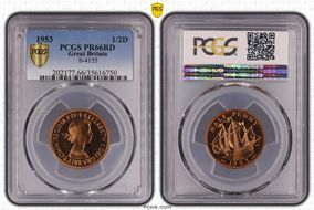 1953 1/2D S-4155 PR66RD