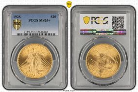 1928 $20 MS65+