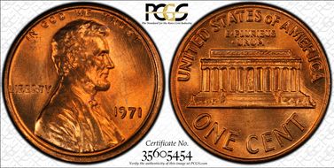 1971 1C DDO FS-101 MS66+ RD