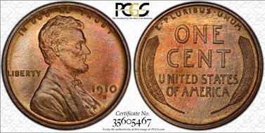 1910-S/S 1C RPM, FS-502 MS66RB