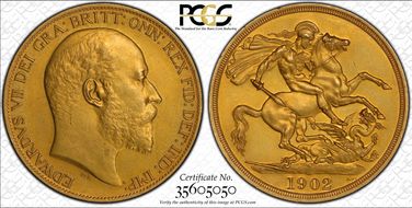 1902 £2 S-3968 Matte PR63