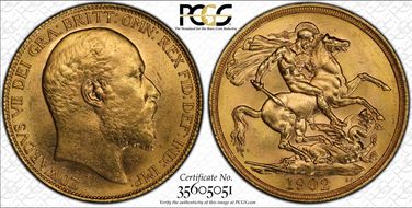 1902 £2 S-3967 MS62