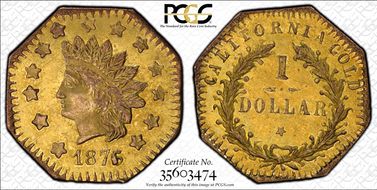 1876/5 G$1 BG-1129 MS62