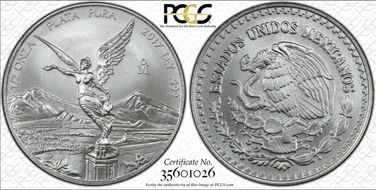 2017-Mo 1/2 oz Libertad Ag MS70