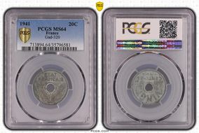 1941 20C Gad-320 F-152 MS64